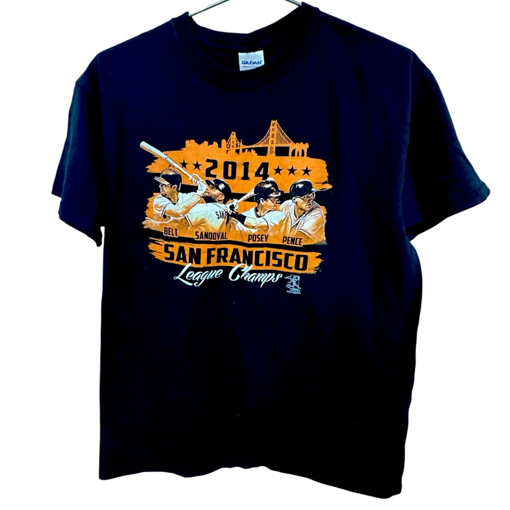 Retro San Francisco Giants 2014 Champs World Series MLB Baseball Men’s M T-Shirt
